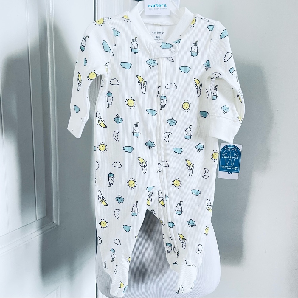 CARTER’s onesie with 2-way zipper